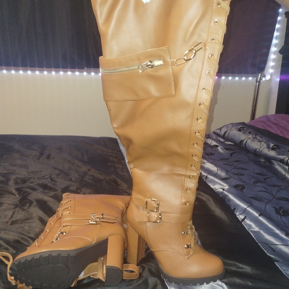 Amazon.com | Hawkwell Women Thigh high boots